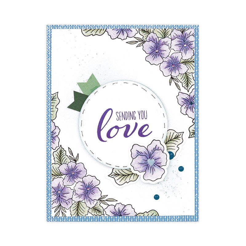 Spread the Love, Share the Gratitude: Crafting with February’s Viola Bouquet!